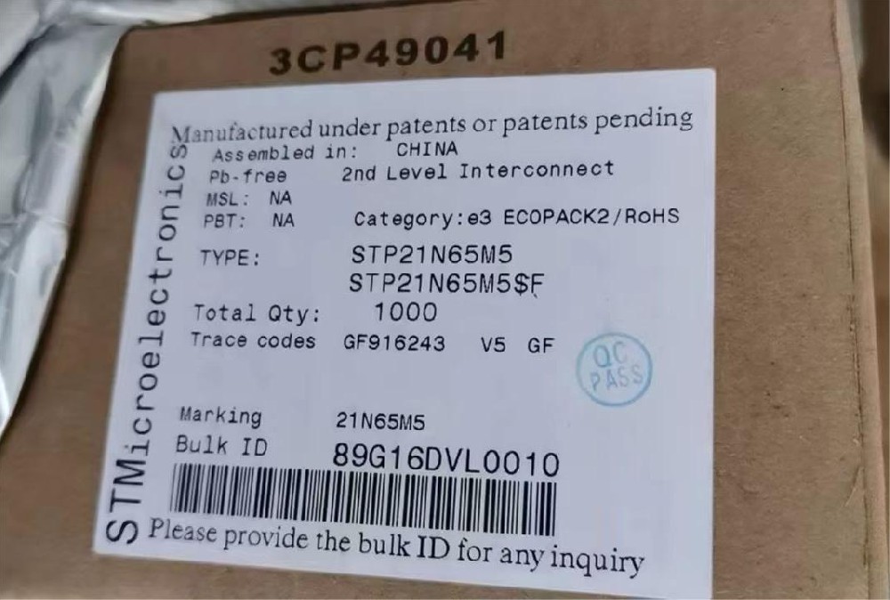 STP21N65M5