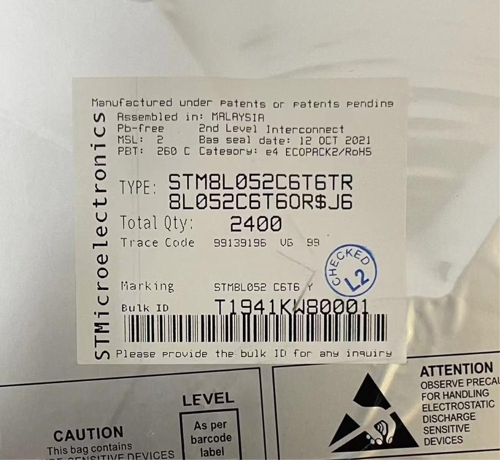 STM8L052C6T6TR