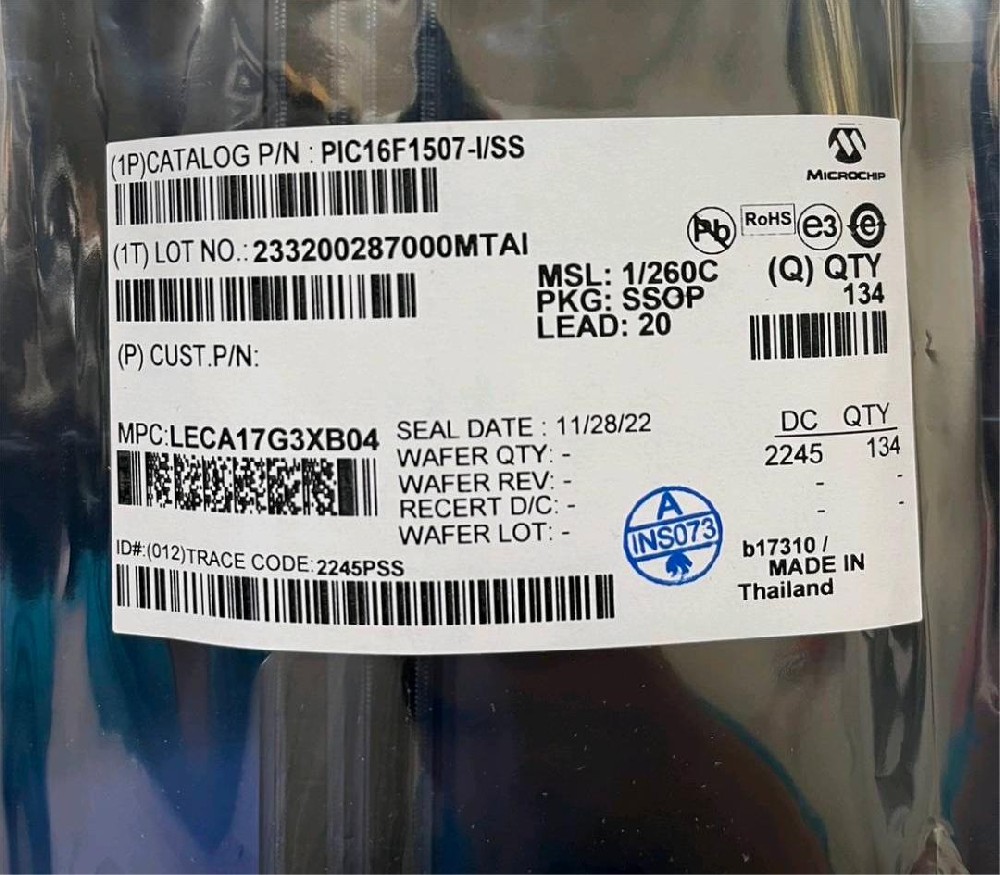 PIC16F1507-I/SS