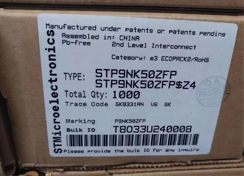 STP9NK50ZFP