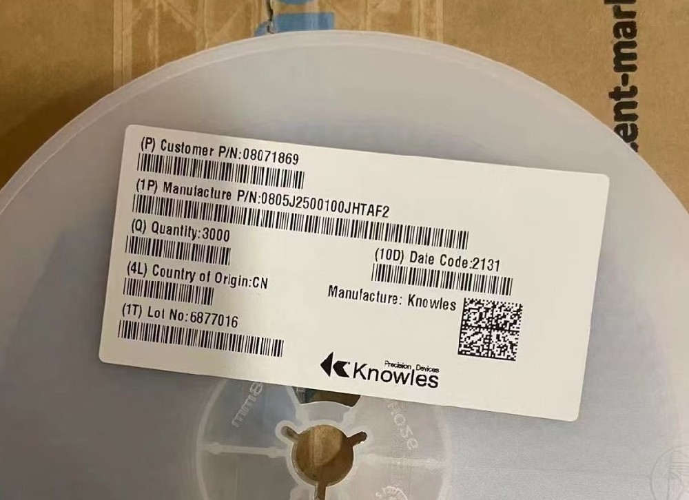 0805J2500100JHTAF2