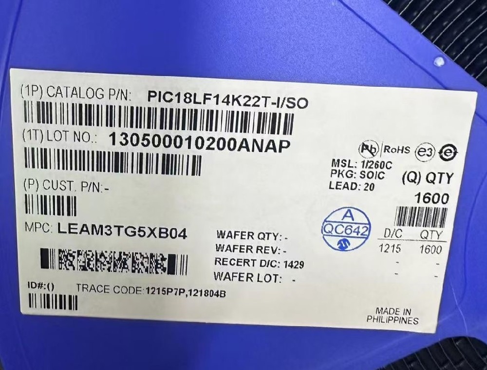 PIC18LF14K22T-I/SO